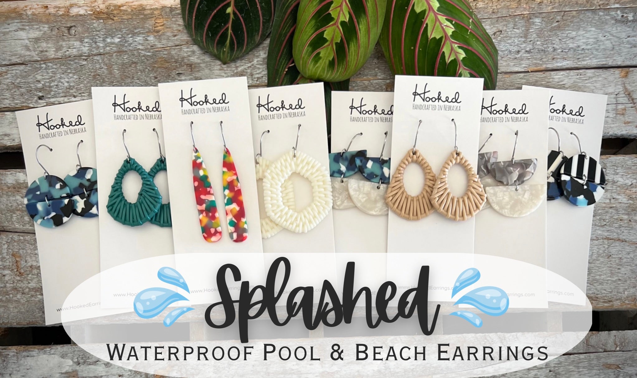 Waterproof Pool Earring Collection 💦 2023 Hooked, LLC