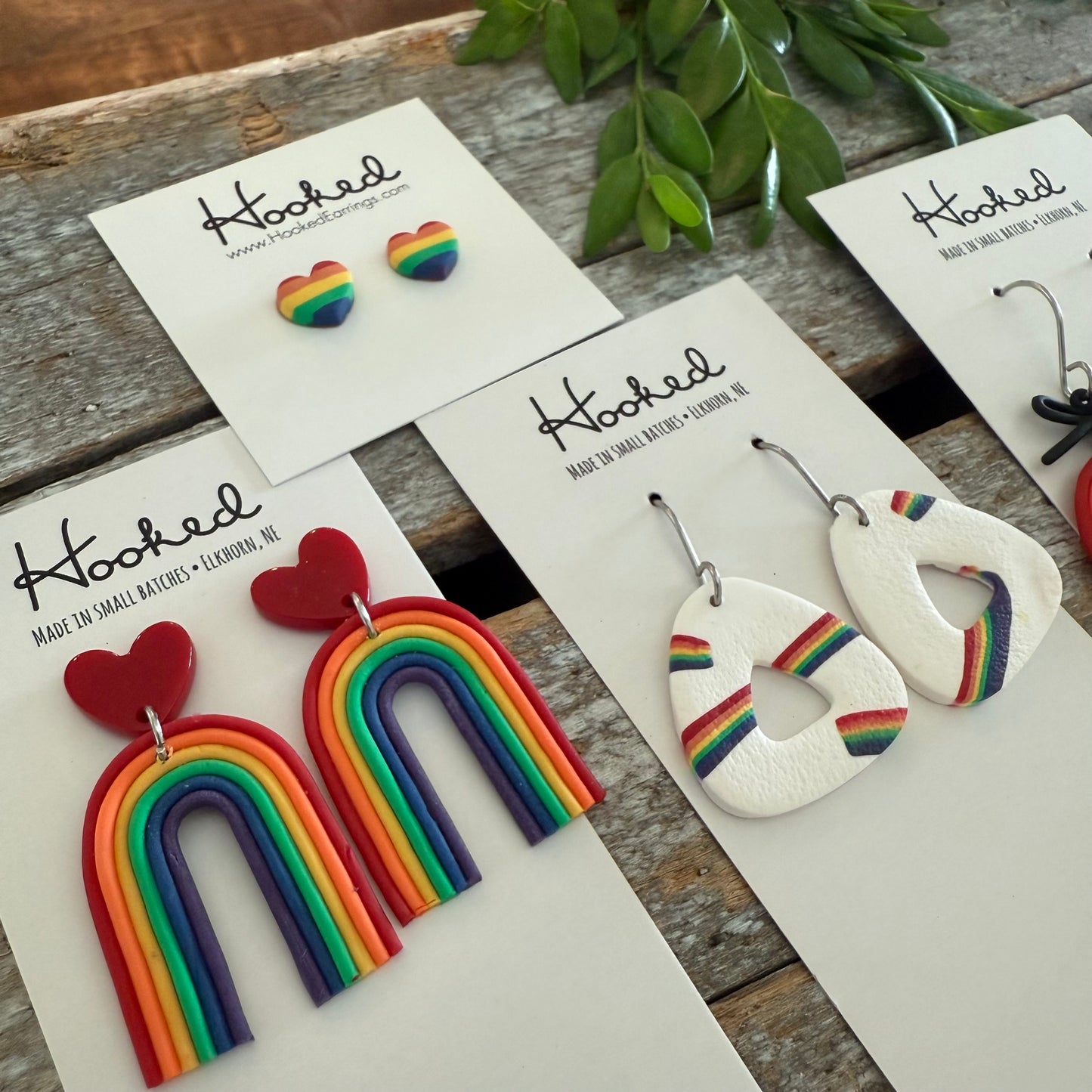 Pride Triangle Earrings
