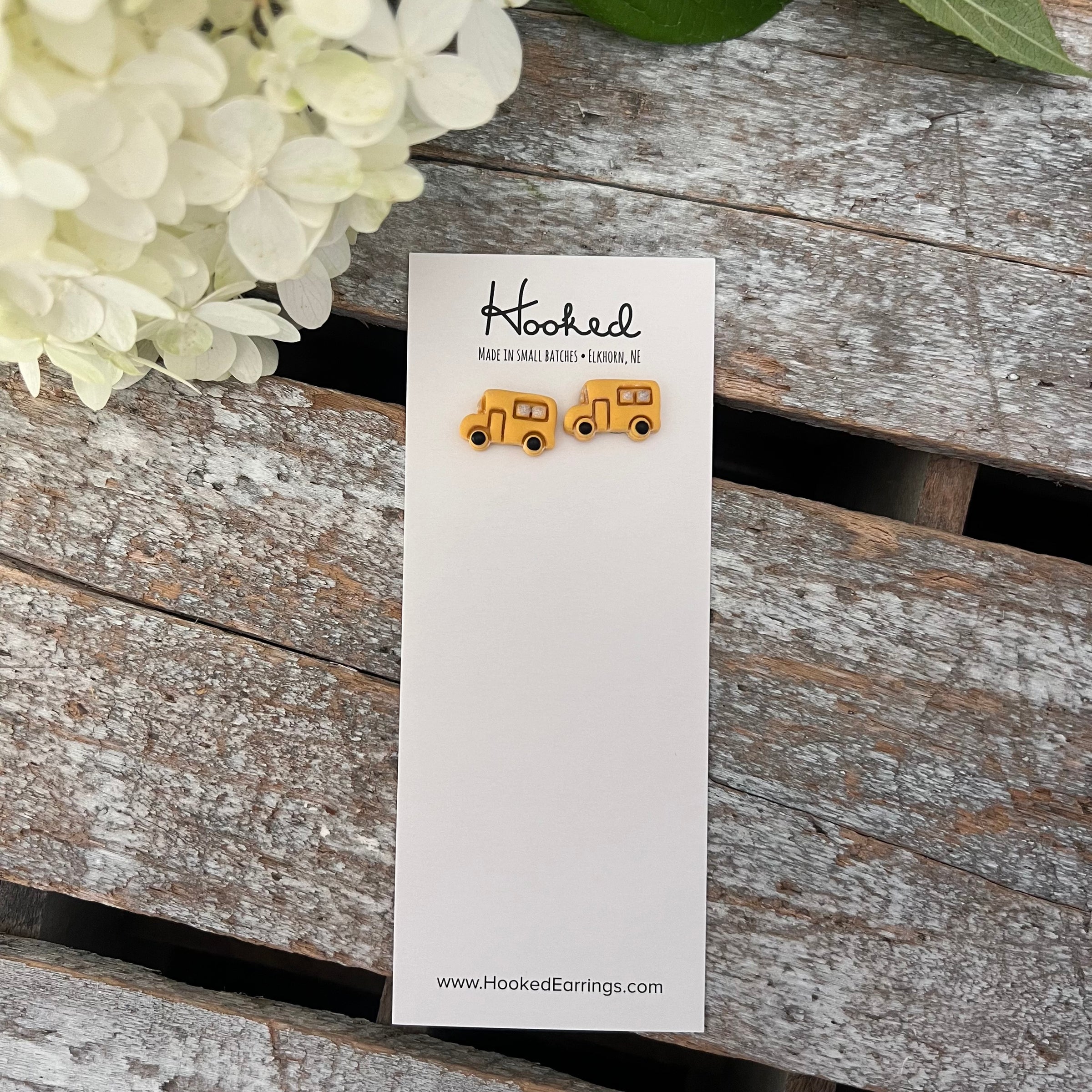 School Bus Stud Earrings