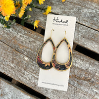 Autumn’s Majesty Teardrop Cutout Earrings