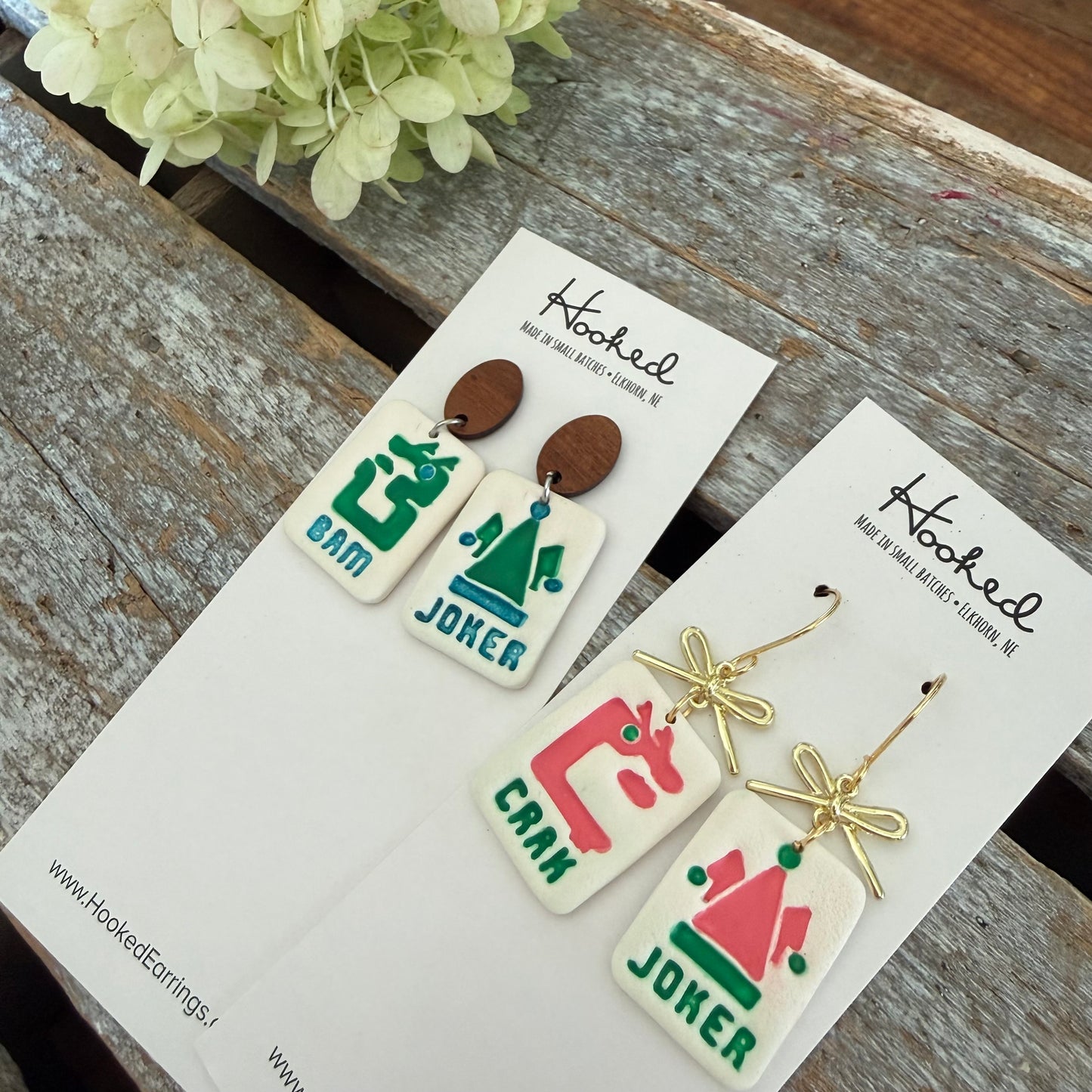 Tile Queen - Mahjong Earrings