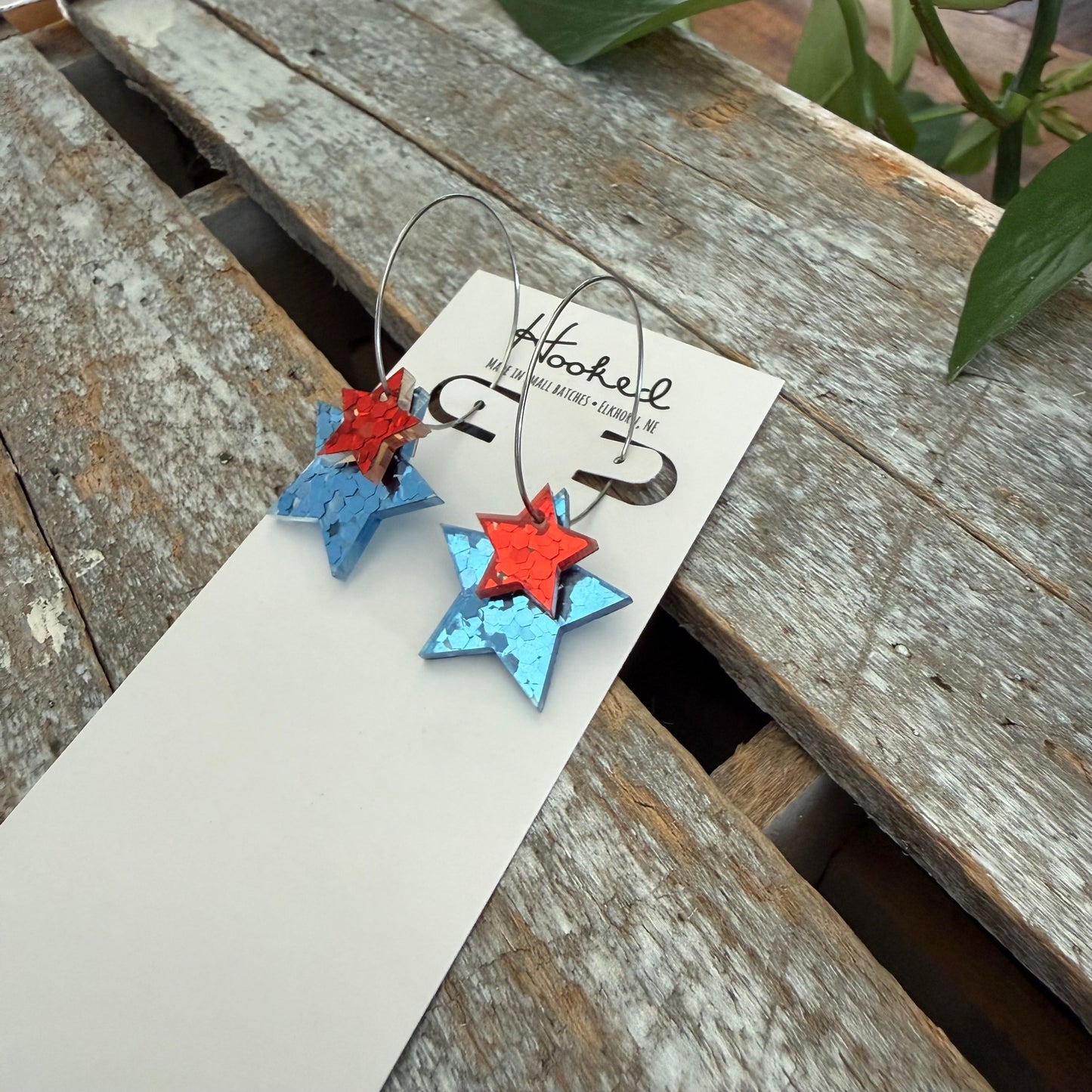 Sparkling Star Earrings