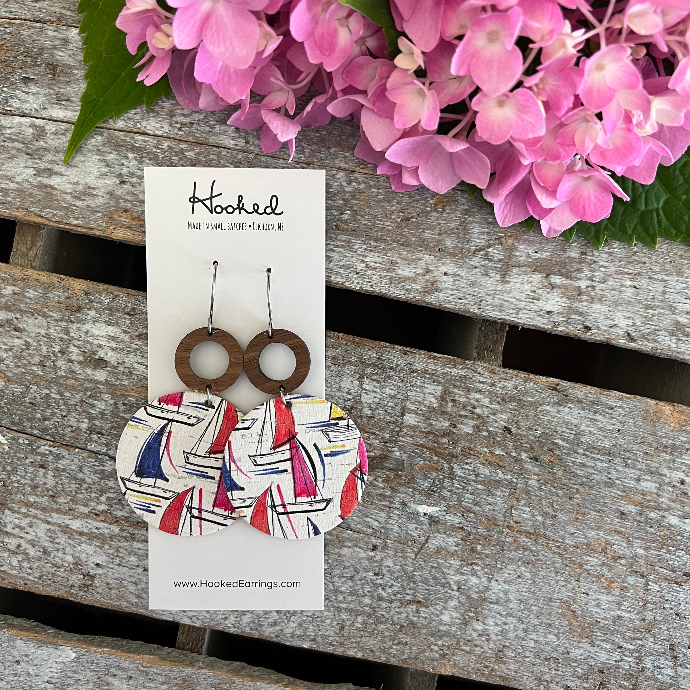 Vintage Sailboat Suspended Stacks - Large