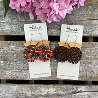 Beaded Stack Earrings - Medium/Large