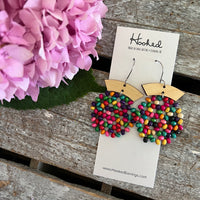 Beaded Stack Earrings - Medium/Large