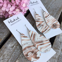 Latte Swirl Teardrops - Large