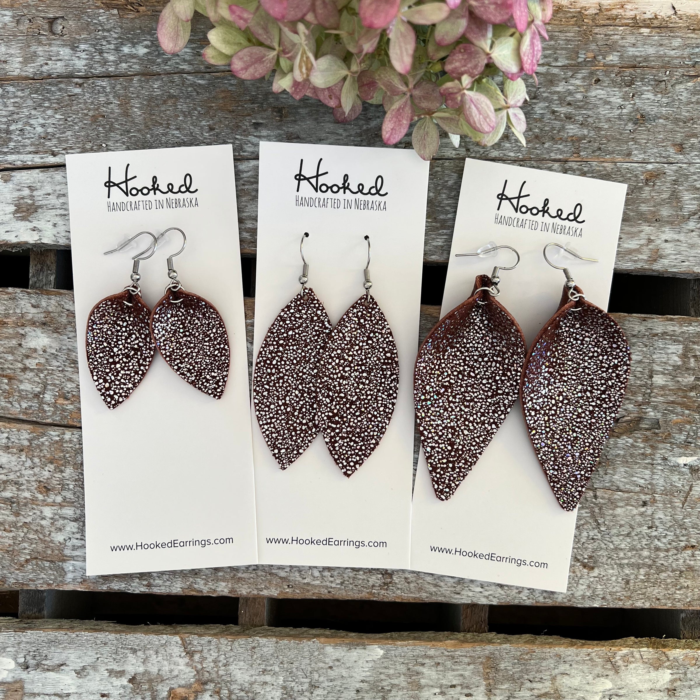 Crystal & Cognac Lilies - Large