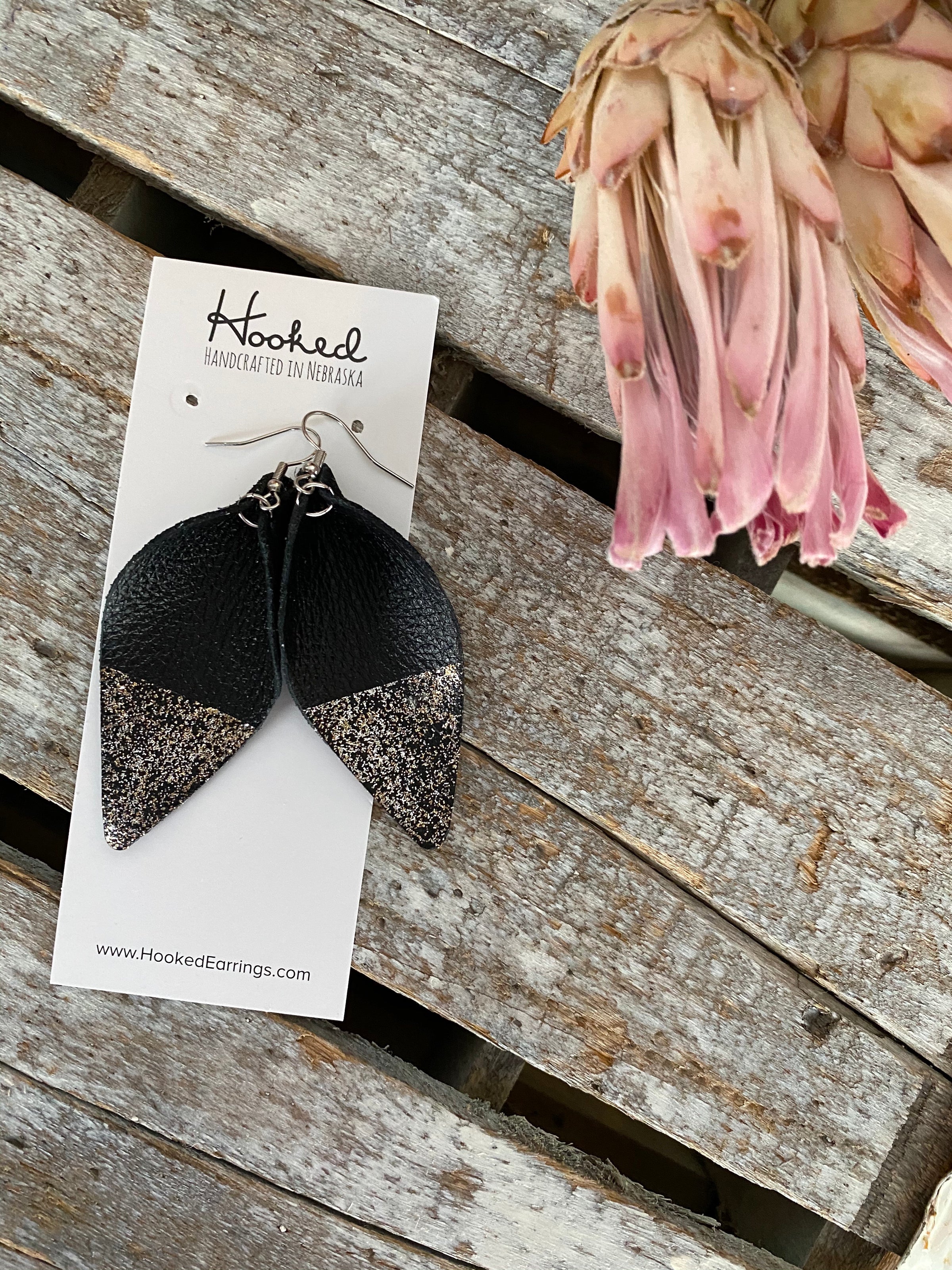 Glitzy Glitter Dipped Lilies - Large