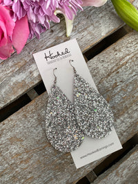 Crushed Diamonds Glitter Teardrops - Large