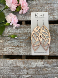 Rose Gold Cork Dahlias