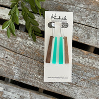 Fusion Wood Striped Trapezoids -Medium/Large