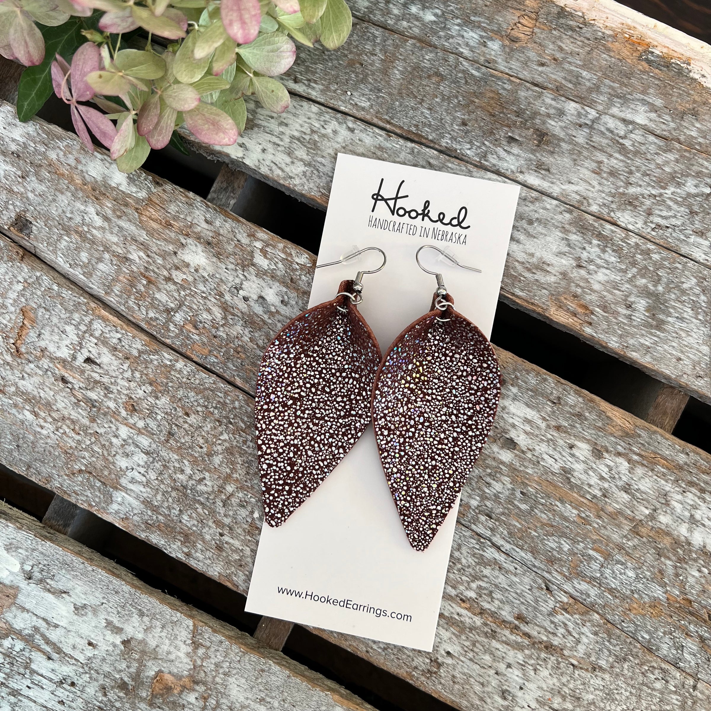 Crystal & Cognac Lilies - Large