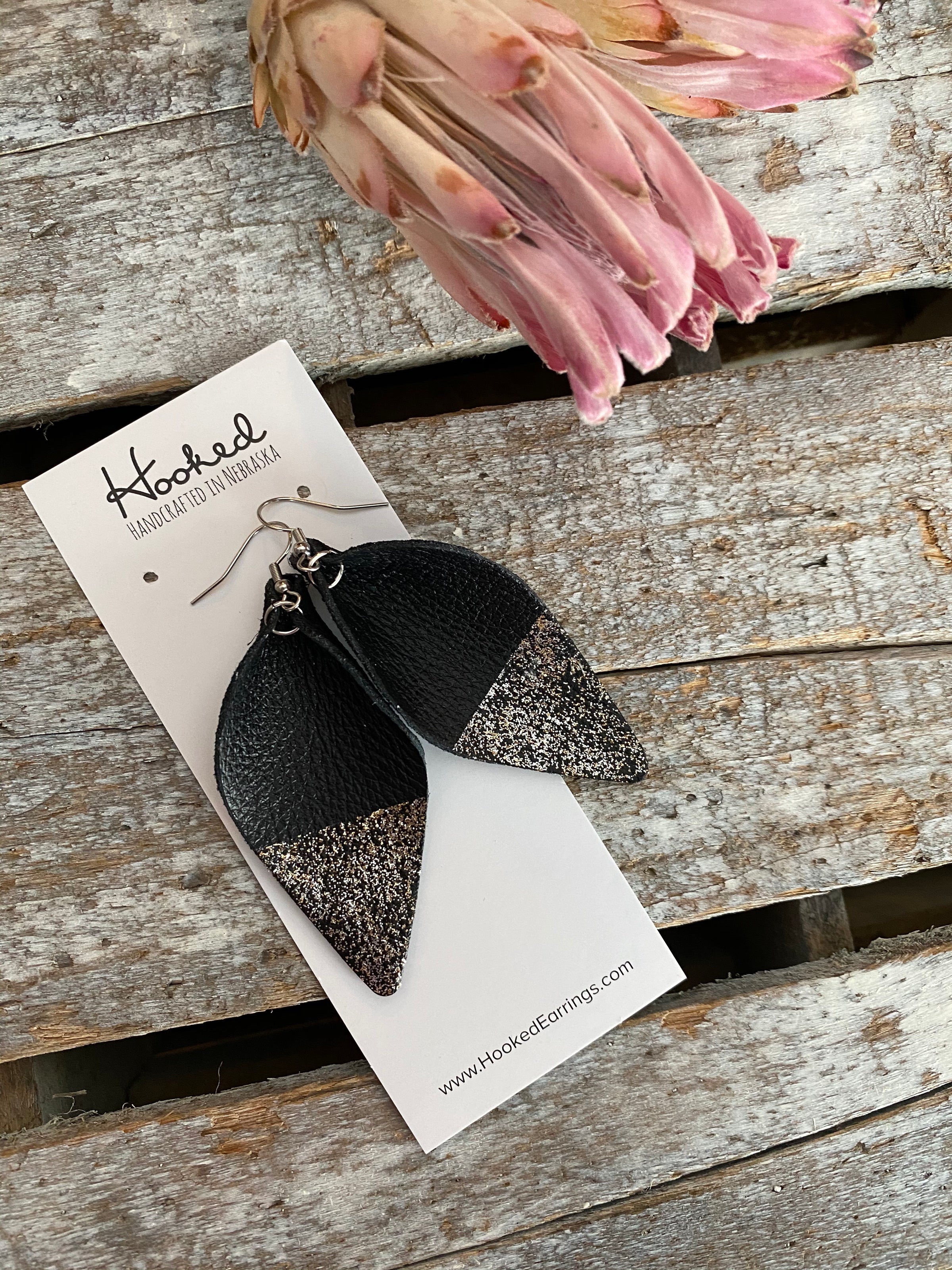 Glitzy Glitter Dipped Lilies - Large