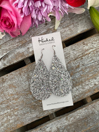 Crushed Diamonds Glitter Teardrops - Large