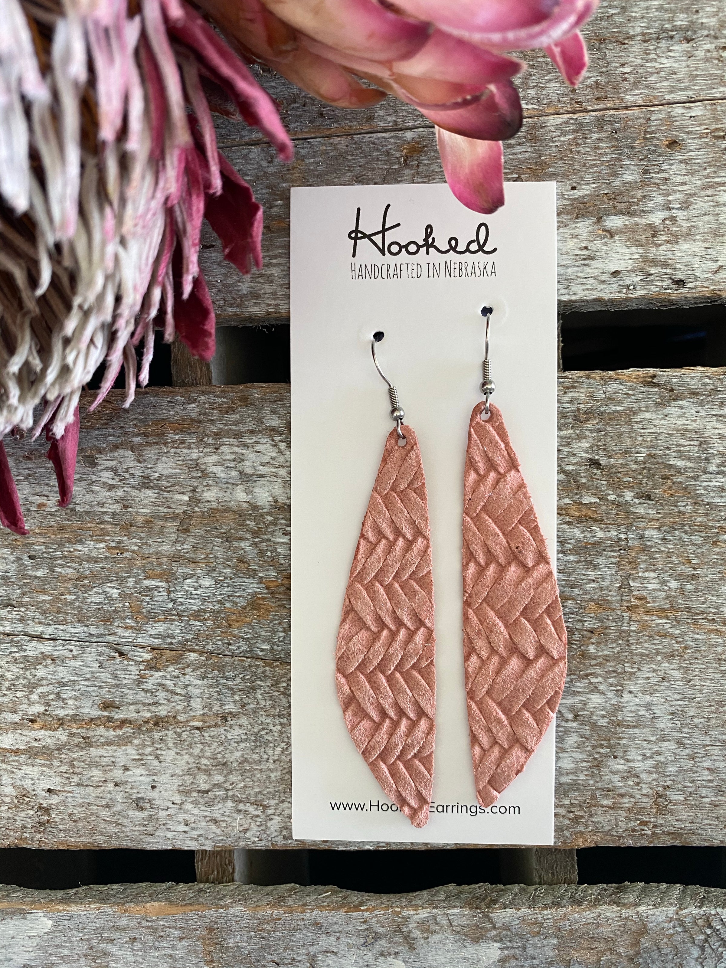 Braided Tulips in Carnation Pink