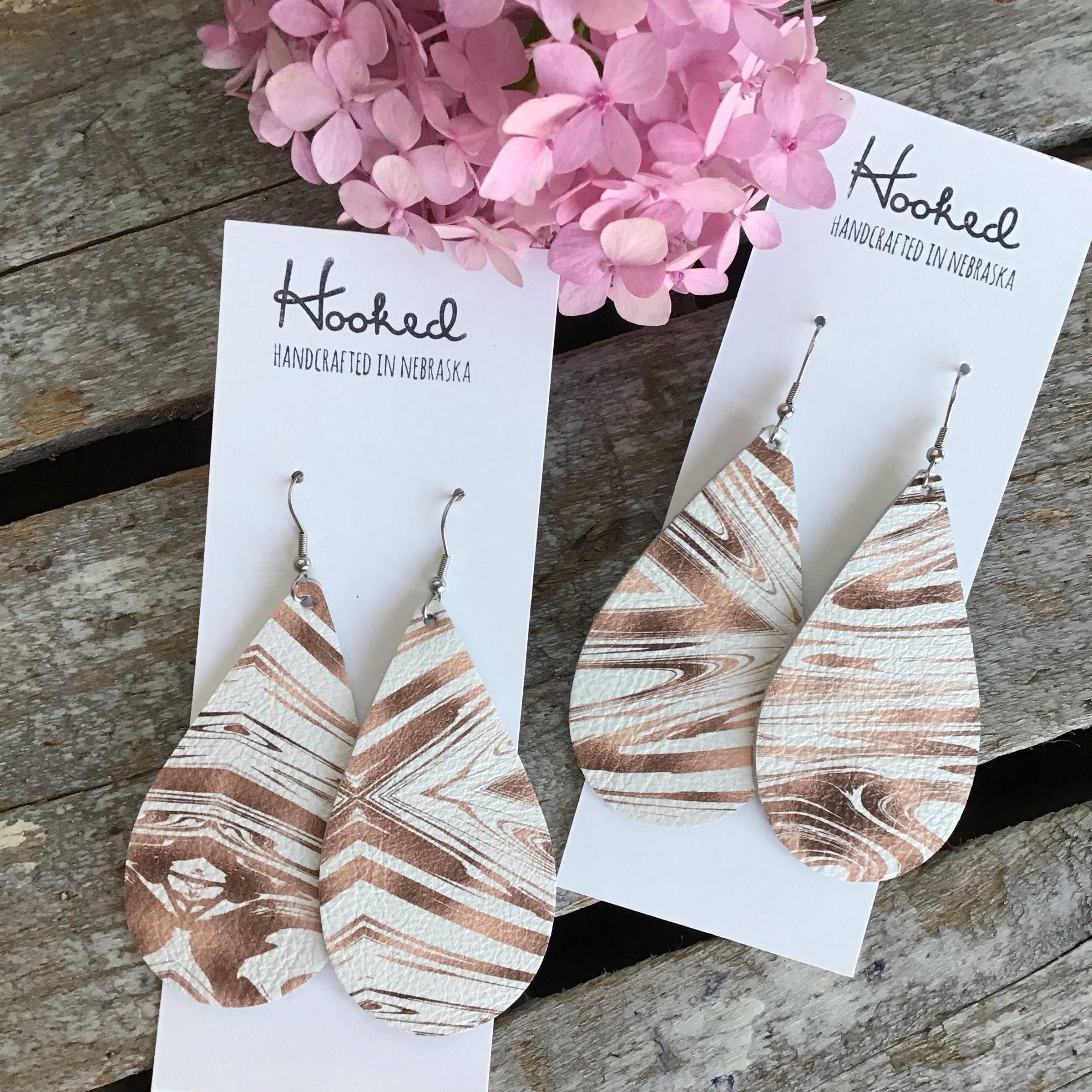 Latte Swirl Teardrops - Large