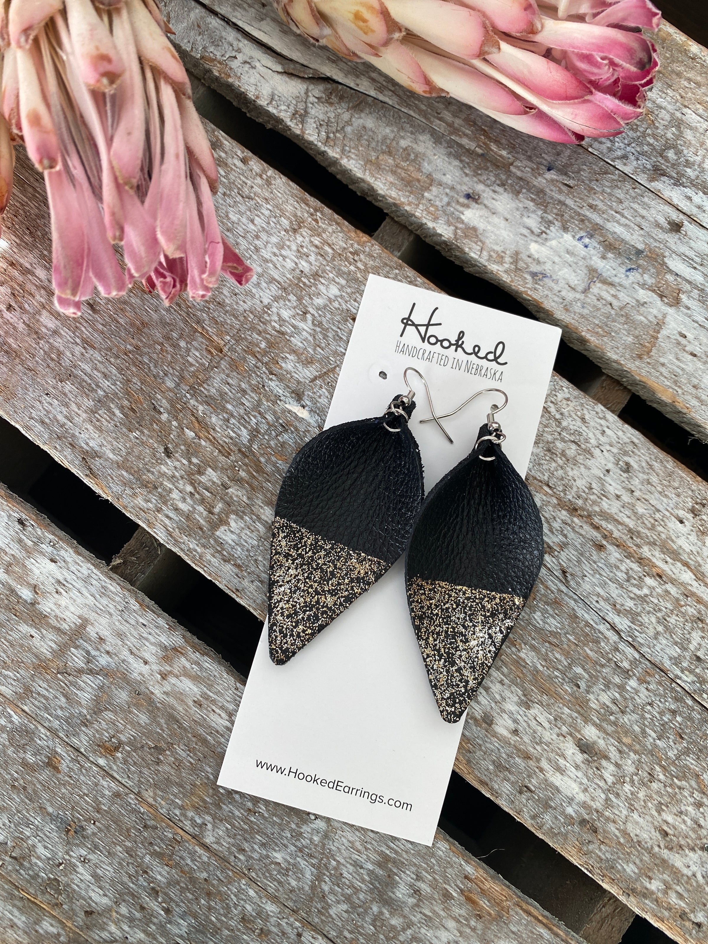 Glitzy Glitter Dipped Lilies - Large