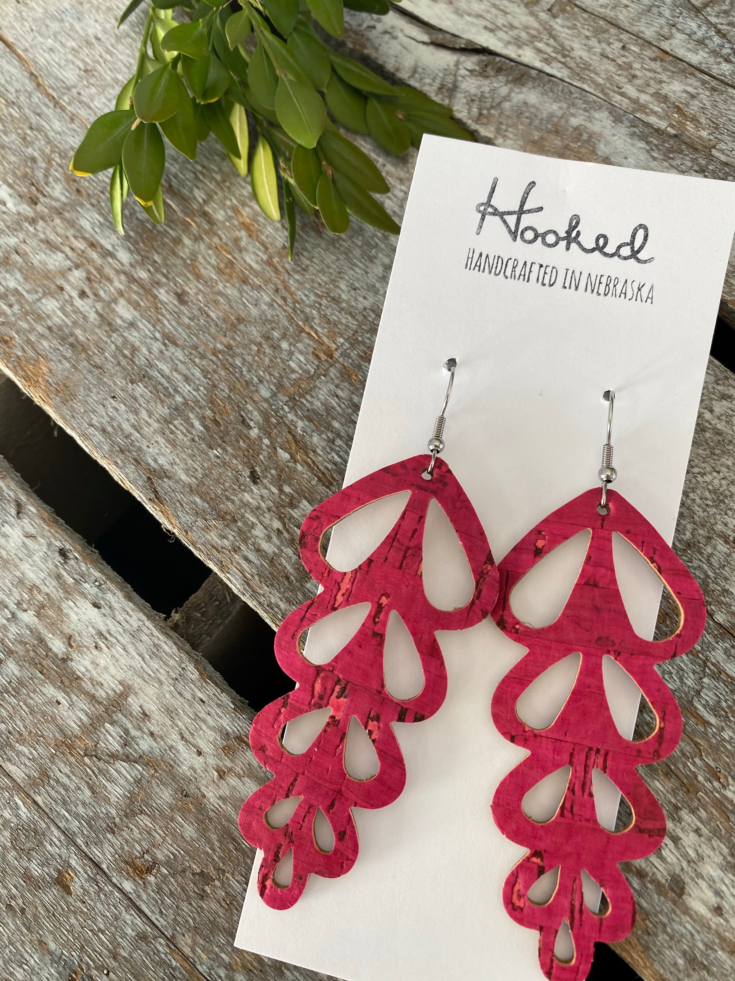 Hot Pink Cork Hyacinths