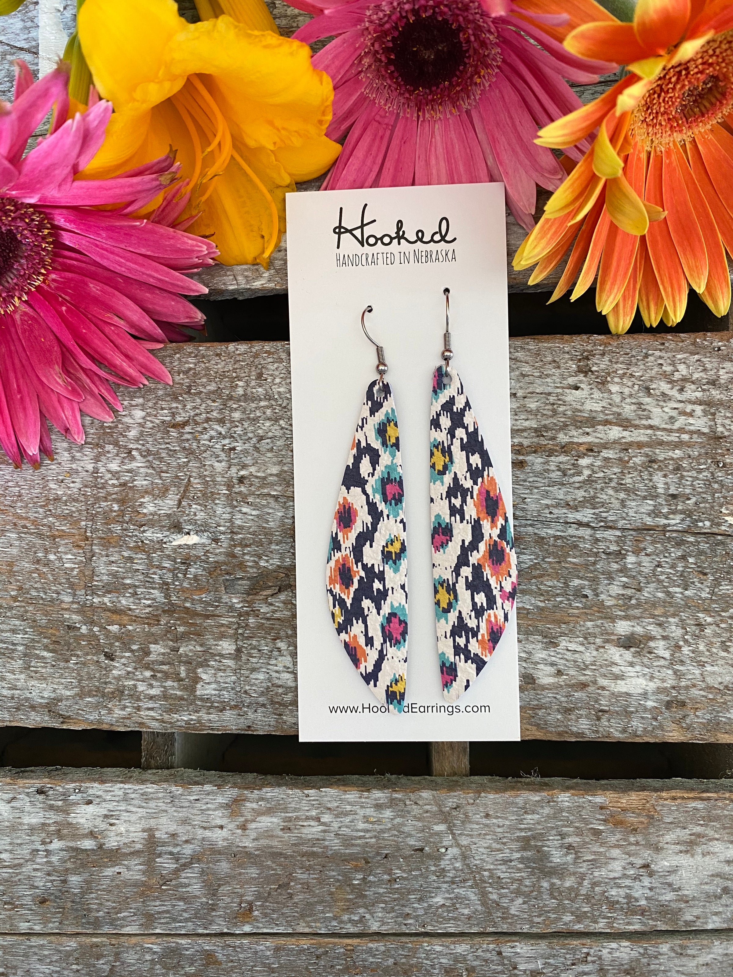 Abstract Aztec Tulips