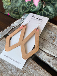 Mirrored Diamond Cutouts in Rose Gold - Large