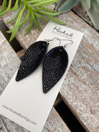 Black Shimmer Lilies - Medium