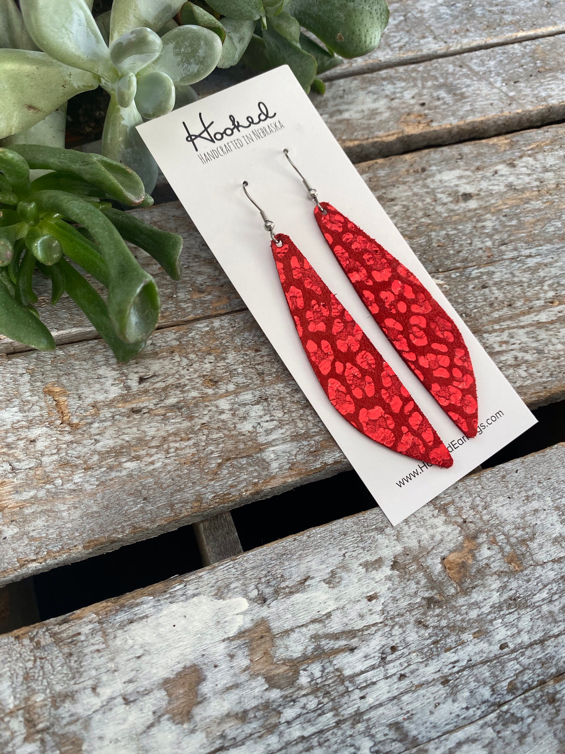 Rad Red Leopard Tulips