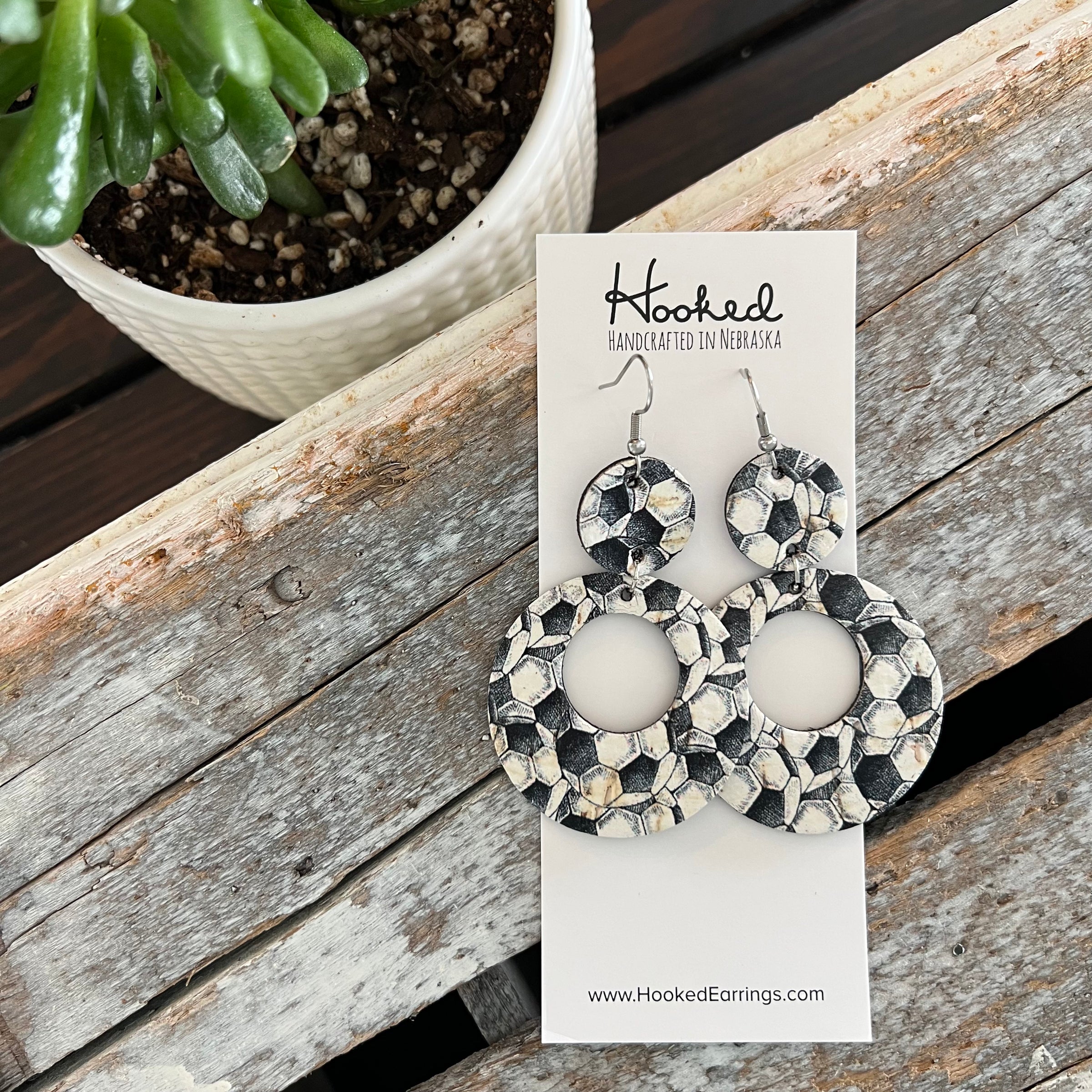 Soccer Frenzy - Birch Stacked Circle Cutouts