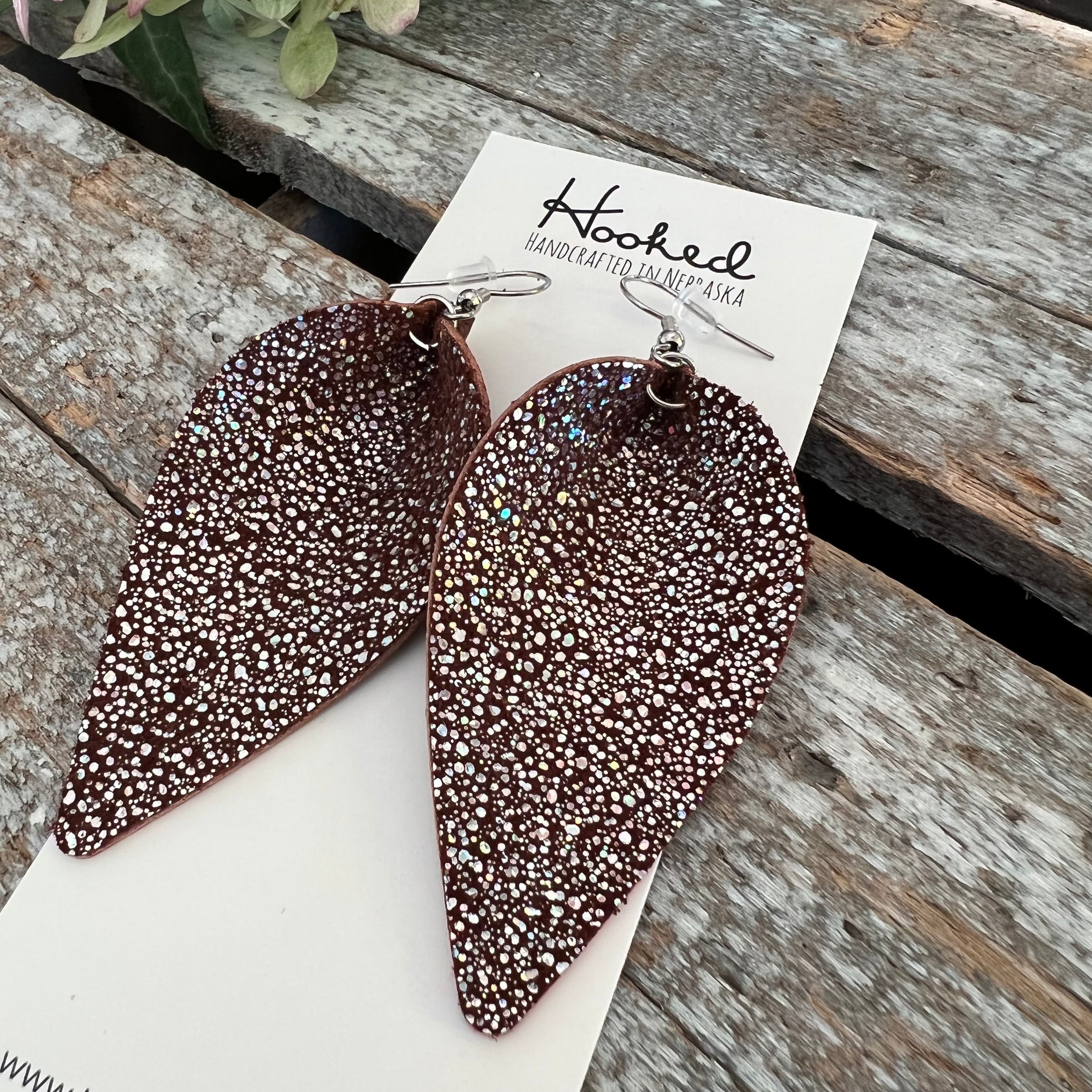 Crystal & Cognac Lilies - Large