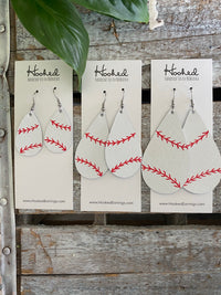 Classic Baseball Teardrops - Large