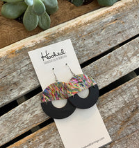 Psychedelic Half Hoops