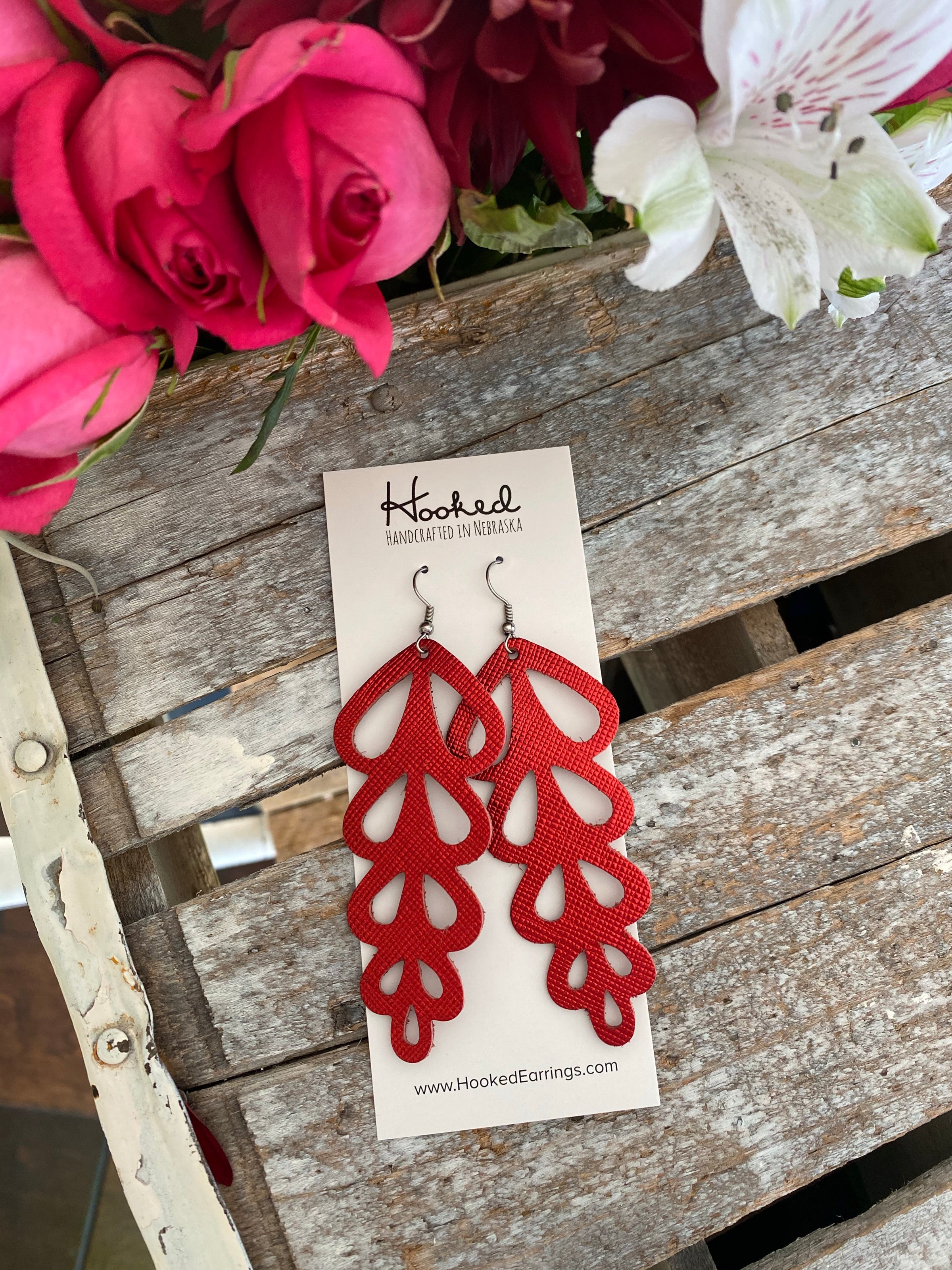 Radiant Red Hyacinths