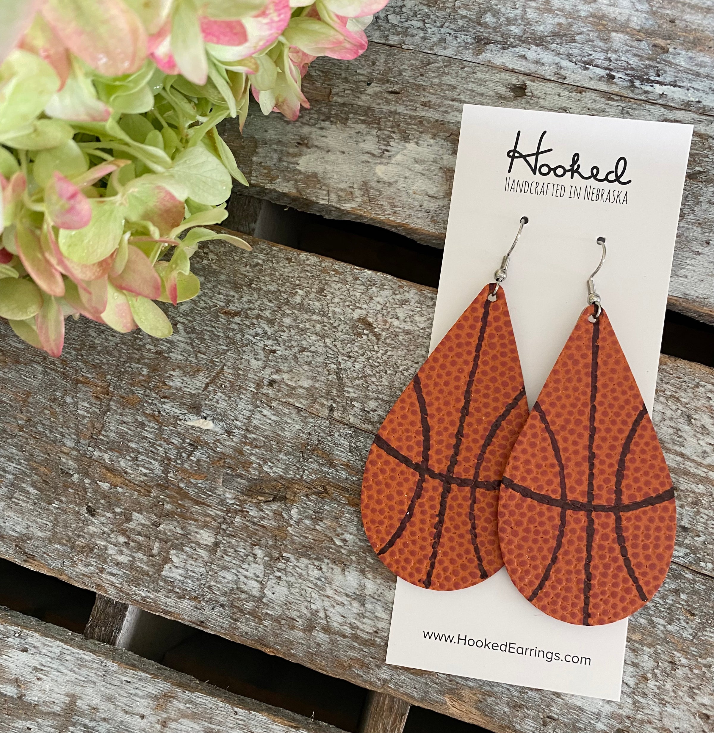 Real Basketball Teardrops - Large