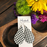 Houndstooth Teardrops - Large