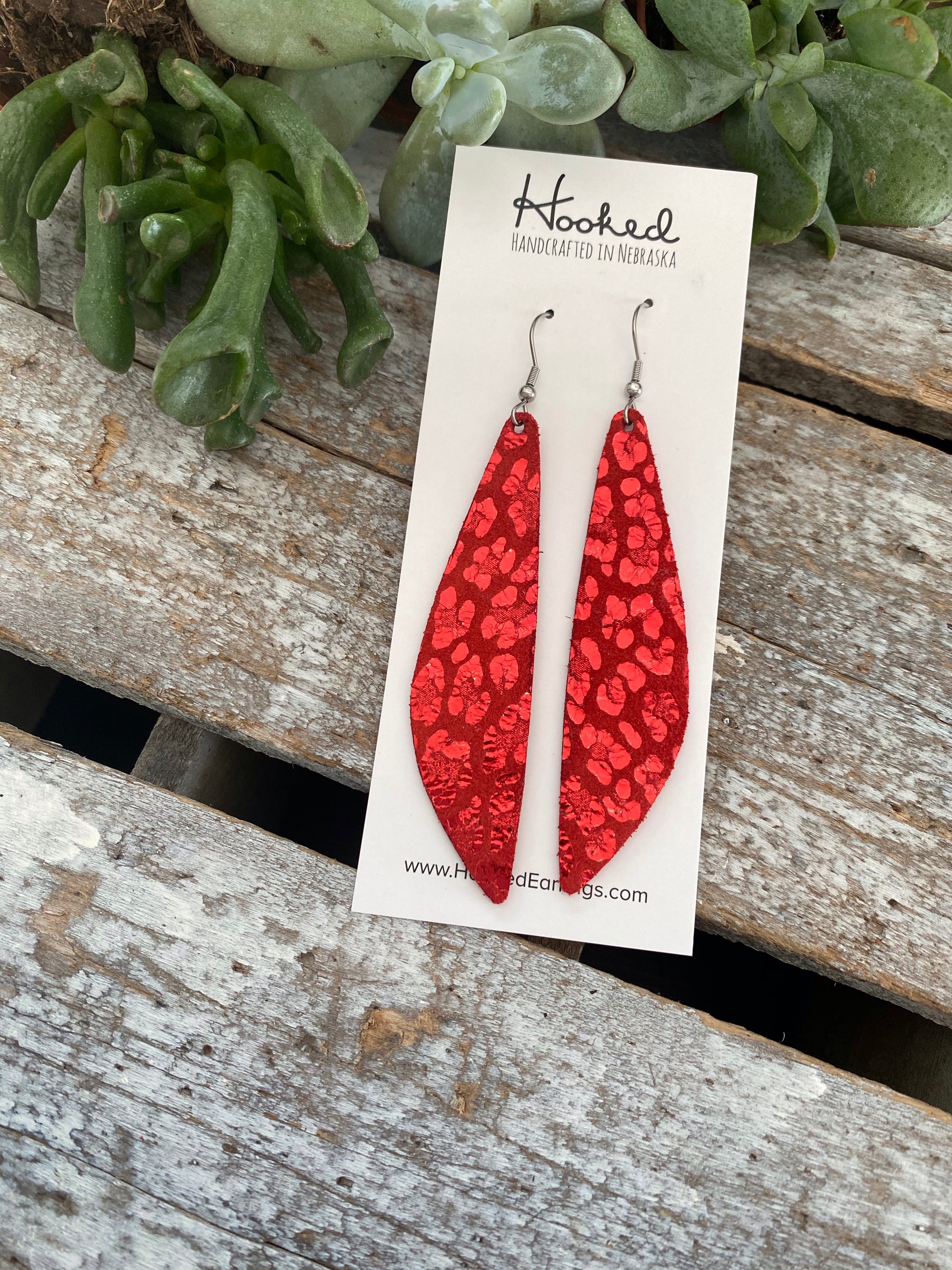 Rad Red Leopard Tulips