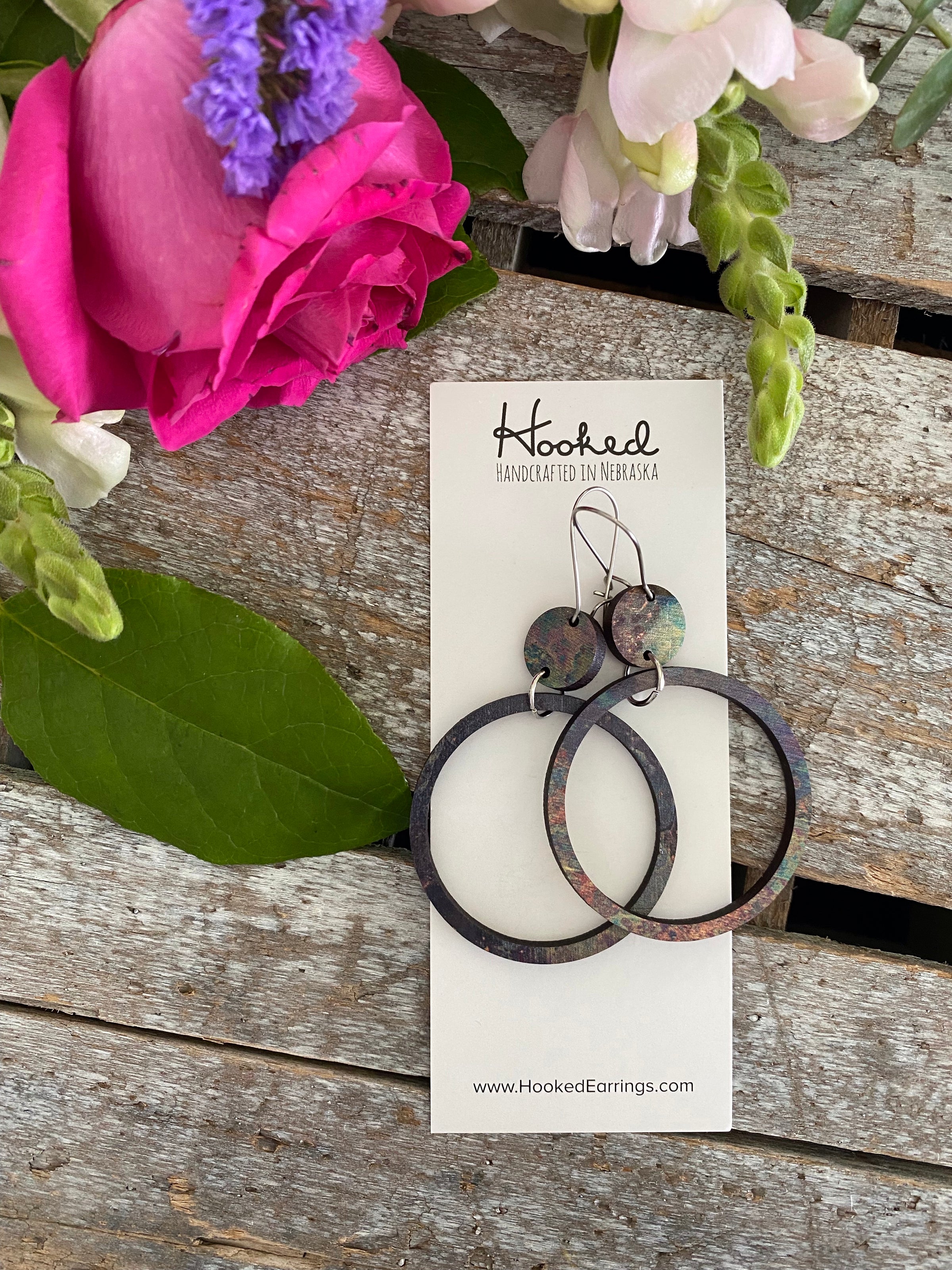 Oil Slick Suspended Stacks - Large