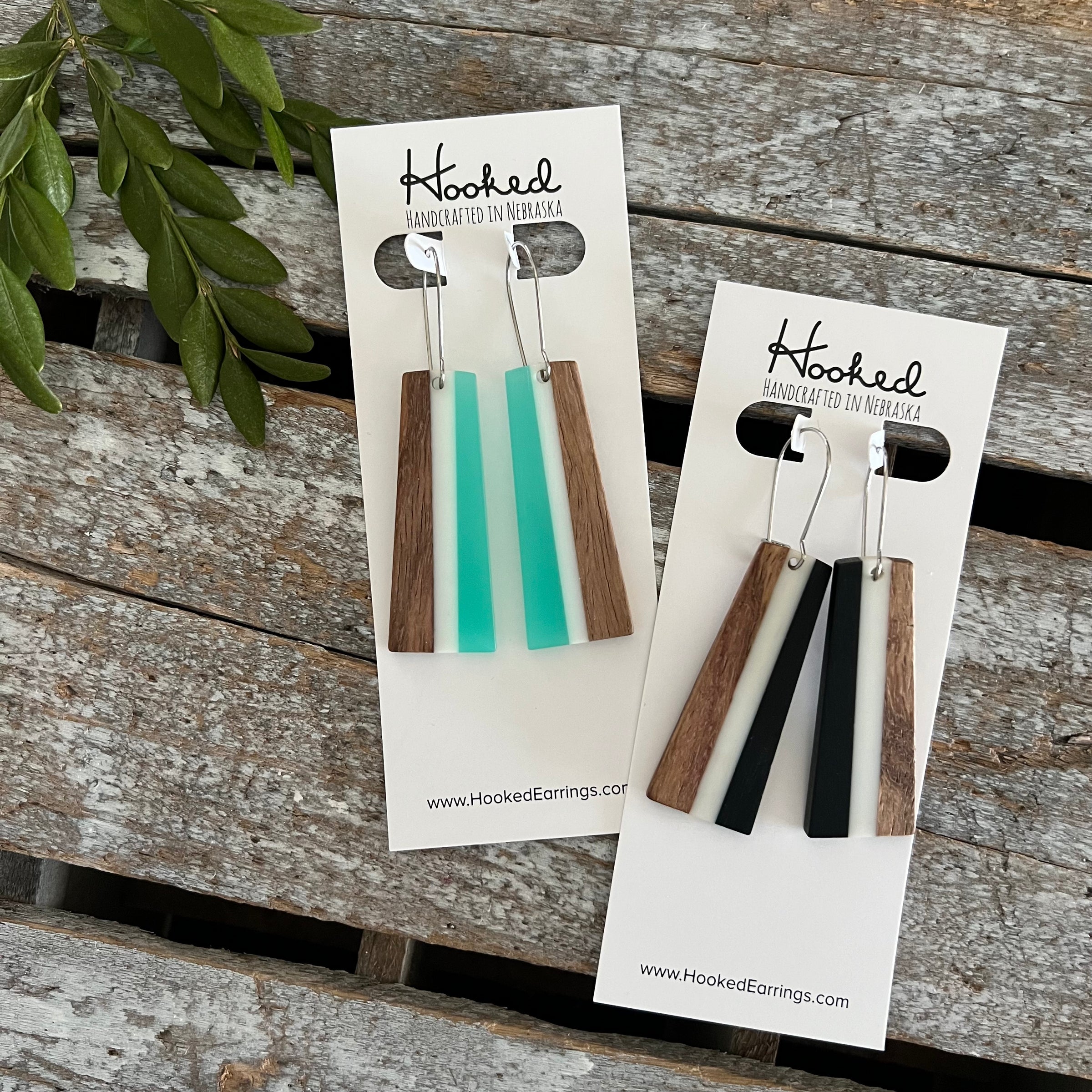 Fusion Wood Striped Trapezoids -Medium/Large