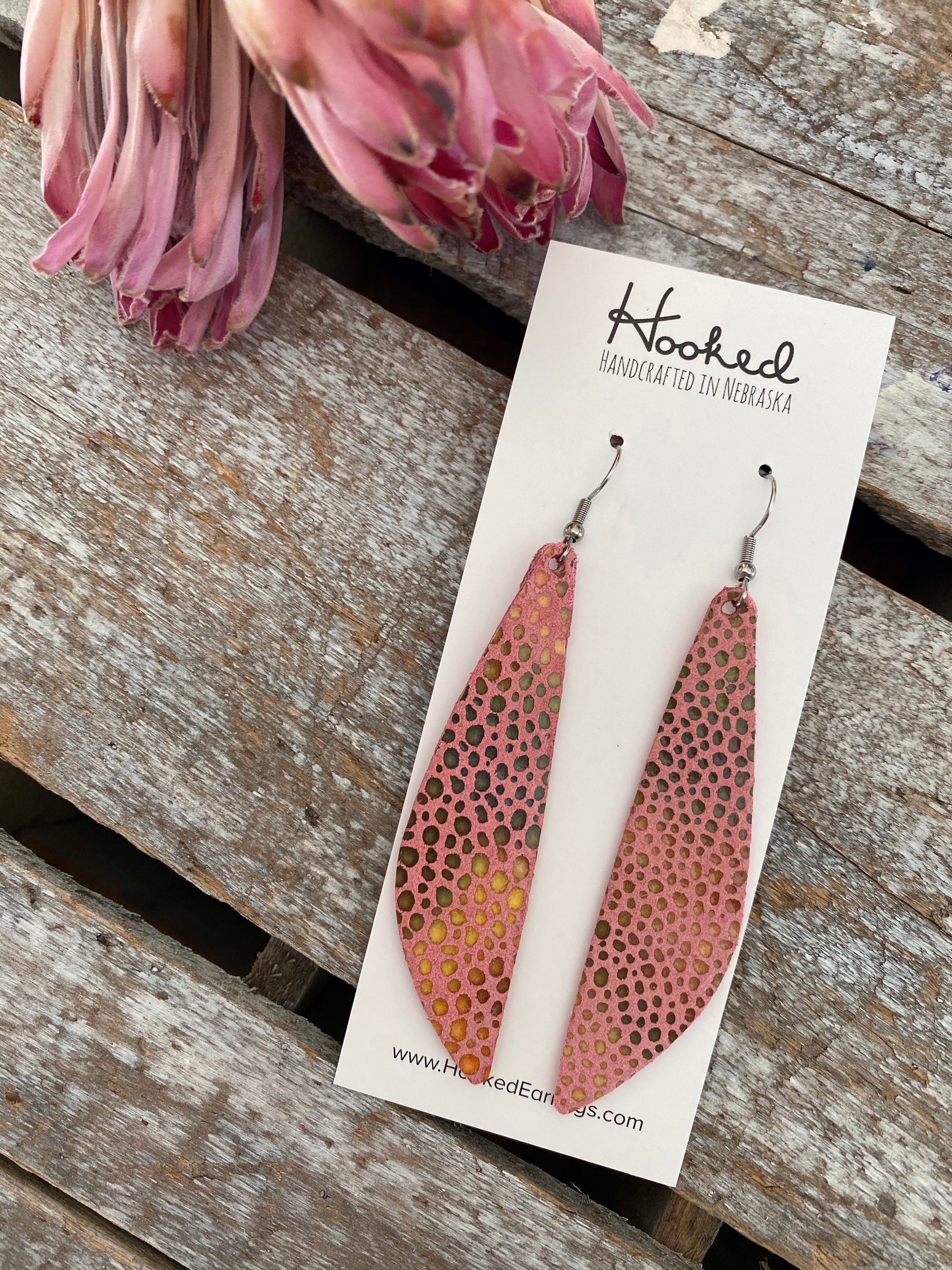 Speckled Pink Tulips