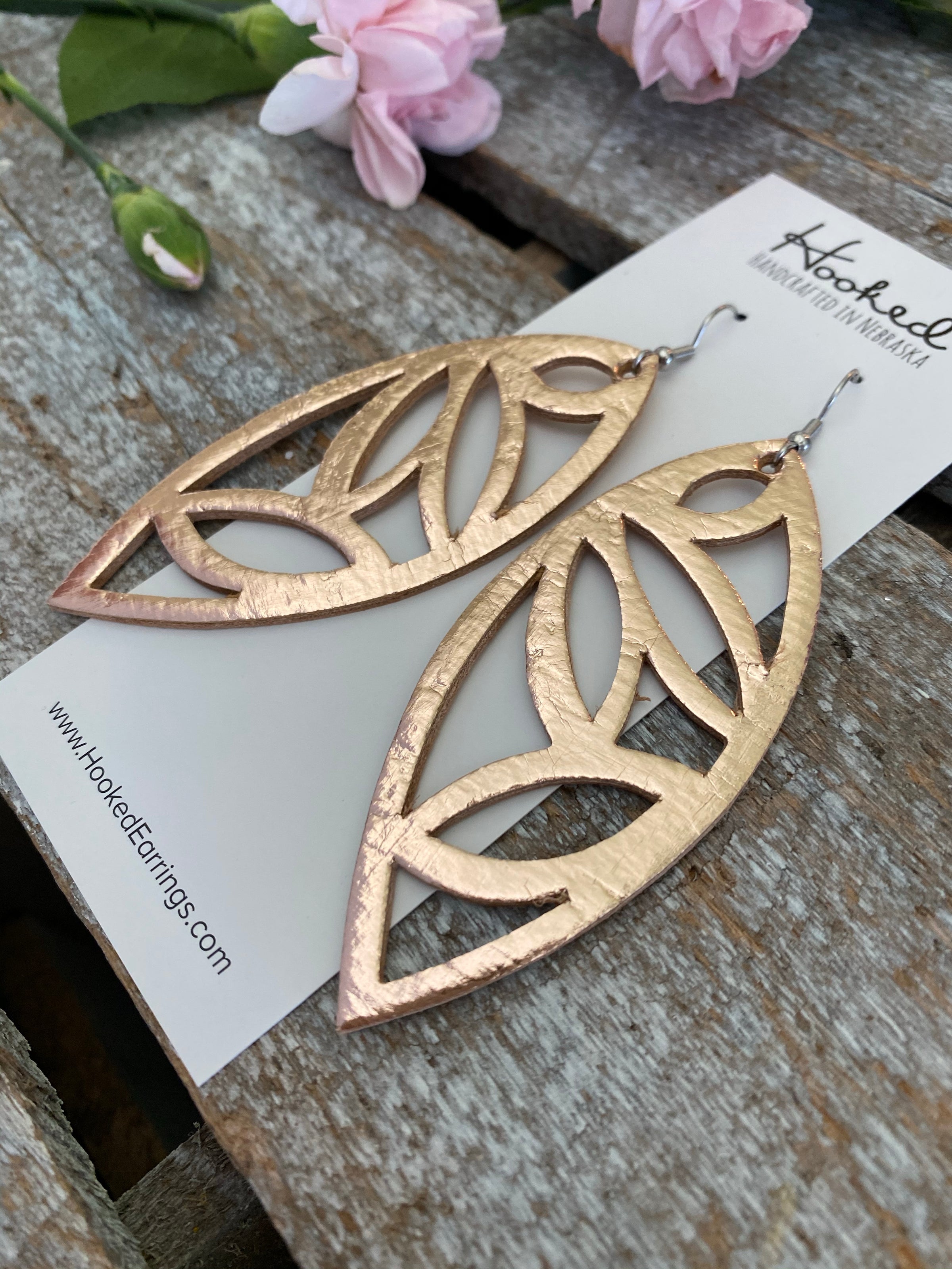 Rose Gold Cork Dahlias