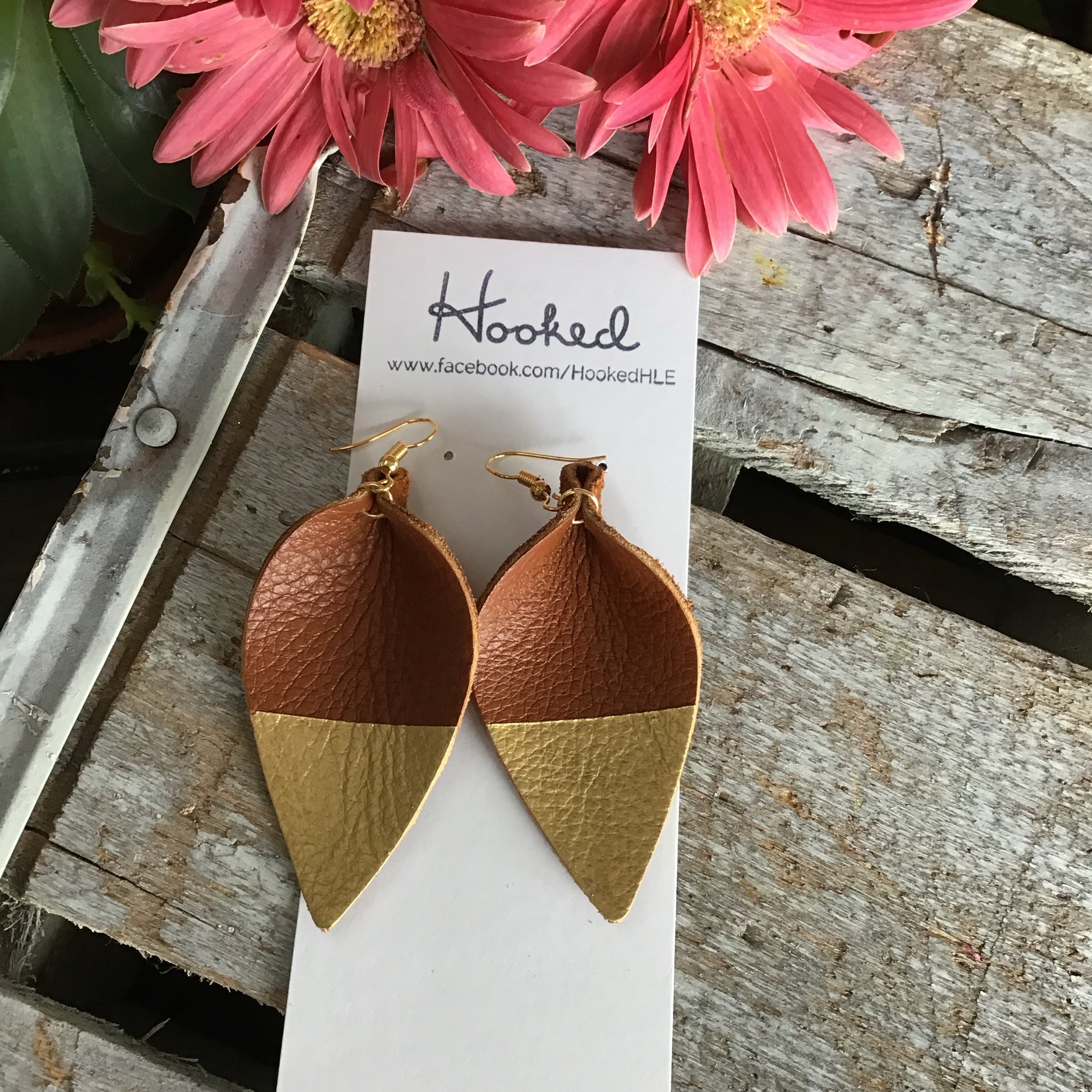 Cognac and Gold Lilies - Large