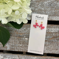 Perfectly Pink Bow Earrings