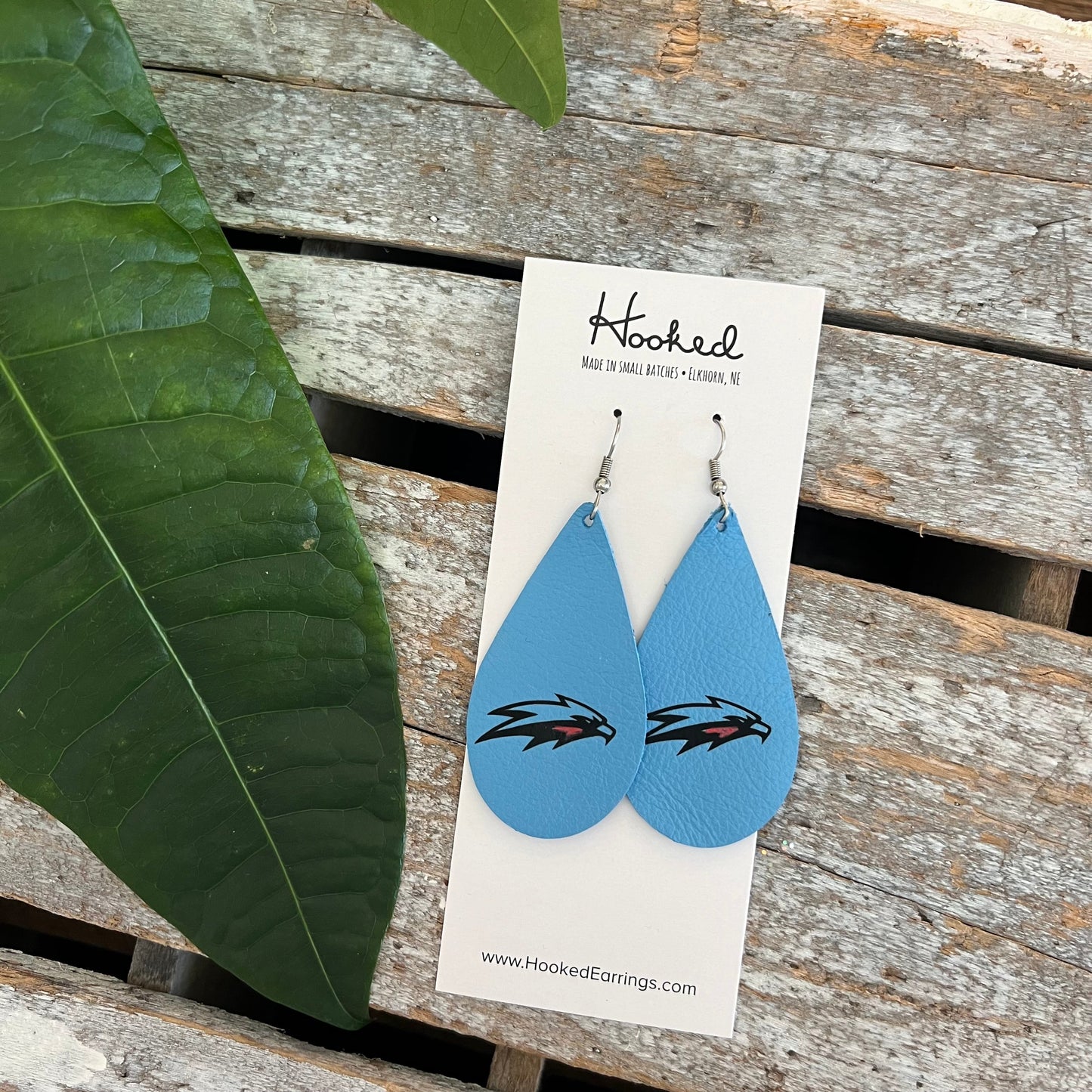 Custom School / Mascot Teardrop Earrings - Medium