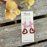 Xs and Os Glitter Earrings