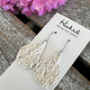 Sweater Earrings in Glitzy White  - Small and Medium