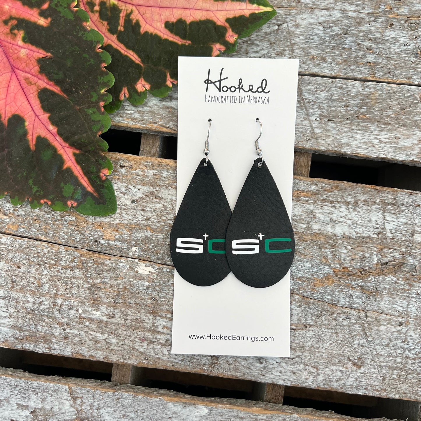 Custom School / Mascot Teardrop Earrings - Medium