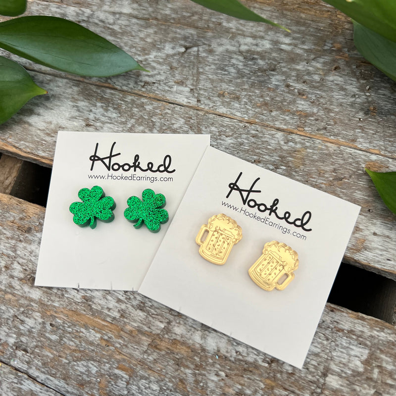 Etched Pint Studs