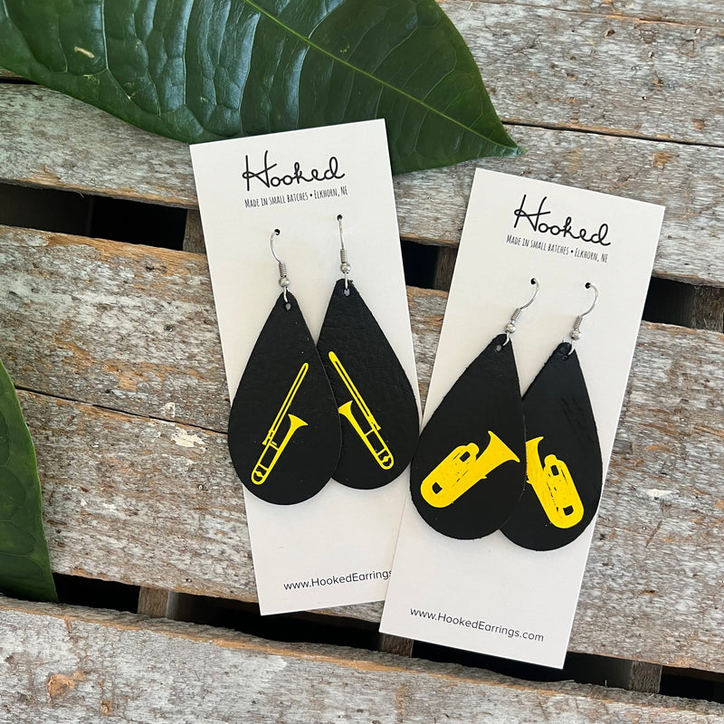 A Little Bit Custom - Instrumental Teardrop Earrings - Medium
