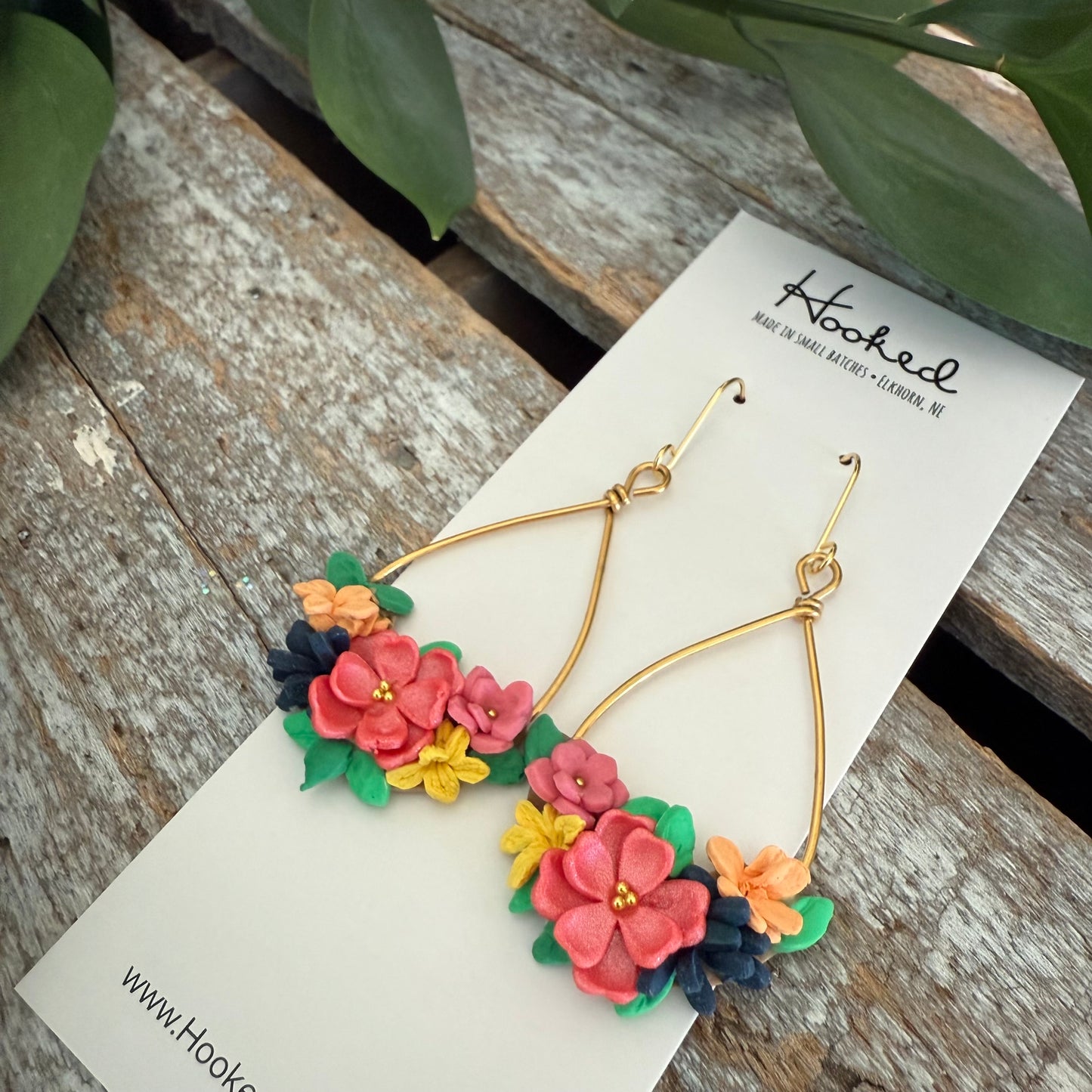 Bright Blooms - Bouquet Earrings - Medium