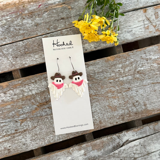 Cowgirl Boo Earrings