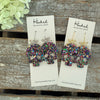 Glitter Skull Earrings