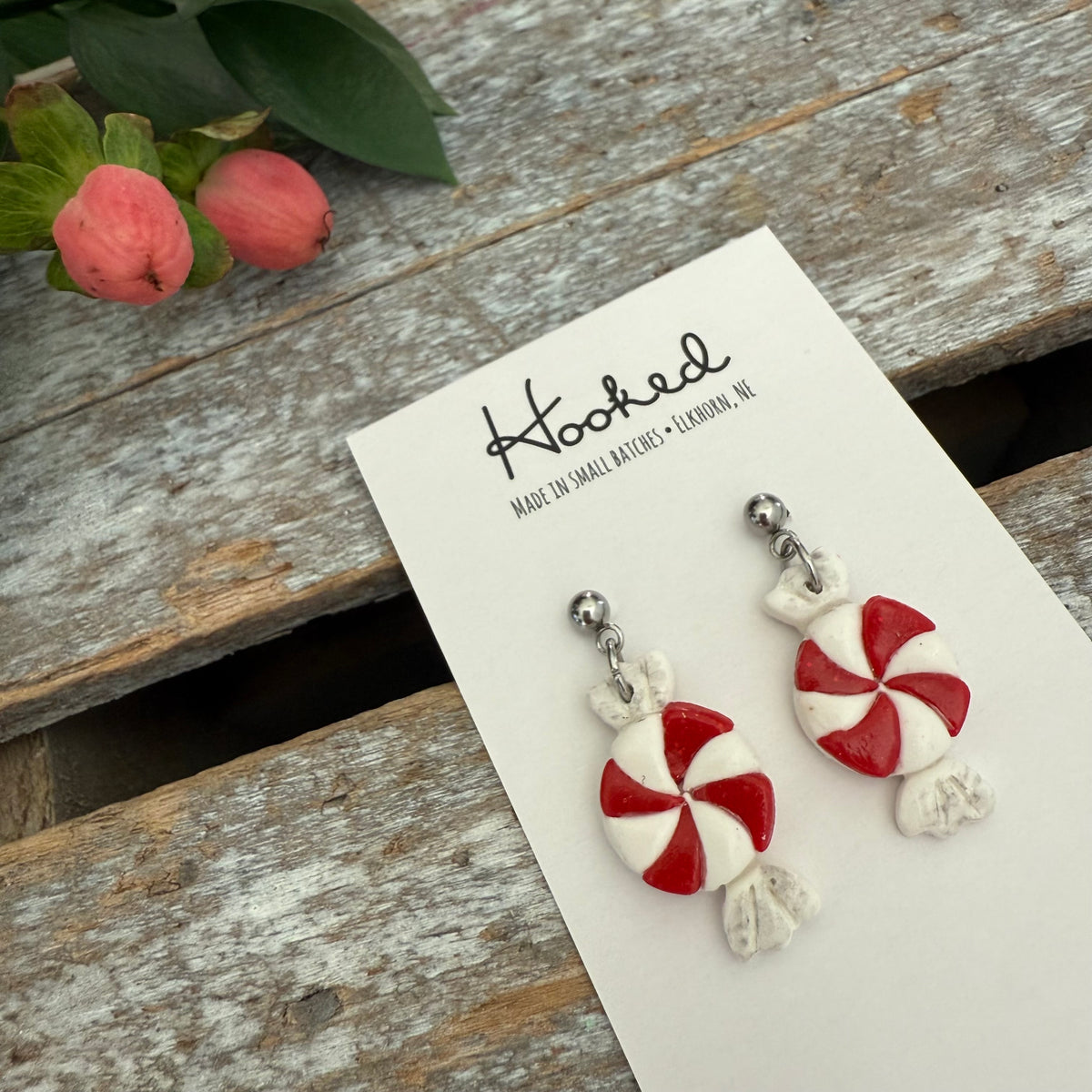 Peppermint Kiss Earrings